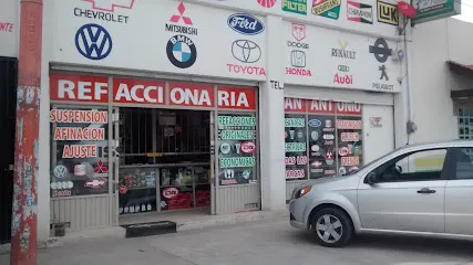 Fachada de Refaccionaria San Antonio